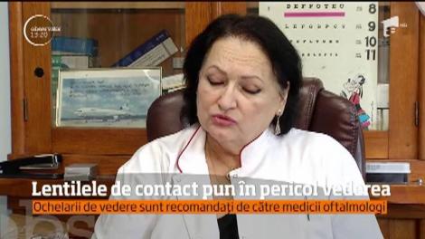 Lentilele de contact ne pun în pericol vederea