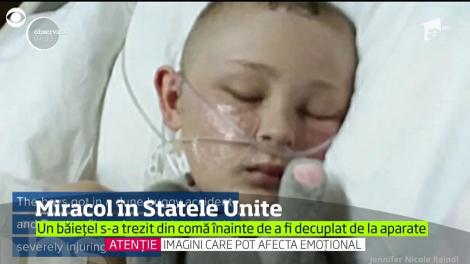 Miracol dumnezeiesc! Medicii voiau să deconecteze copilul de la aparate atunci când minunea s-a întâmplat!
