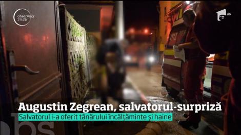 Fostul preşedinte al Curţii Constituţionale, Augustin Zegrean, a salvat un tânăr care căzuse într-o groapă din centrul oraşului Bistriţa