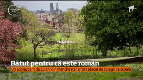 Elev român, bătut până la sânge de mai mulţi colegi de clasă în Manchester