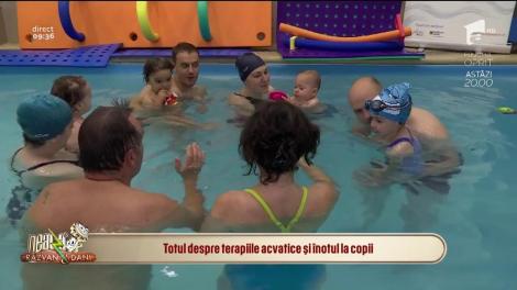 Terapiile acvatice și înotul la copii
