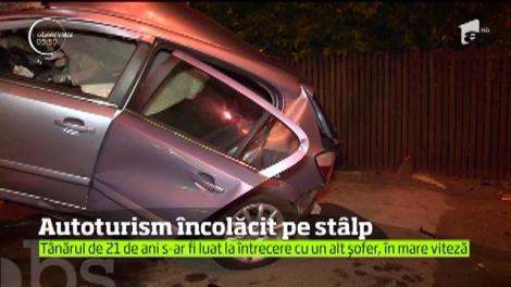 Accident spectaculos în Piteşti!
