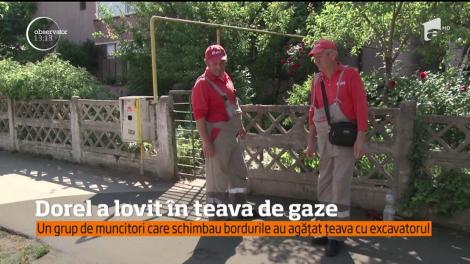 Schimbarea unor borduri s-a dovedit a fi misiune imposibilă pentru nişte muncitori, în Deva. Au reuşit să agaţe o conductă de gaze, iar explozia care a urmat a zguduit un cartier întreg