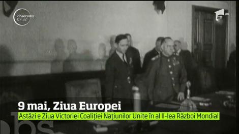 Se sărbătoreşte Ziua Europei, mai exact victoria Coaliţiei Naţiunilor Unite în cel de-al doilea război mondial