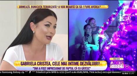 Gabriela Cristea, cele mai intime dezvăluiri. Cum a început povestea ei de dragoste cu Tavi Clonda: „M-am îndrăgostit subit!”