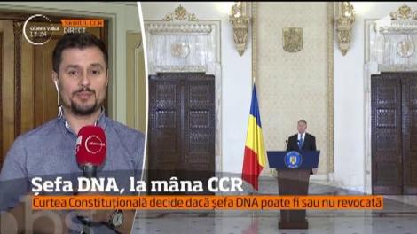 Curtea Constituţională  decide dacă șefa DNA poate fi sau nu revocată