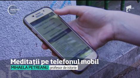 Meditaţiile sunt pe punctul de a deveni istorie. Liceenii învaţă pentru BAC cu ajutorul aplicațiilor de pe telefoanele mobile