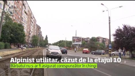 Tragedie în Oradea. Un alpinist utilitar a murit pe loc după ce a căzut de la etajul zece al unui bloc
