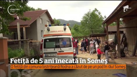 Fetiță de cinci ani înecată în Someș