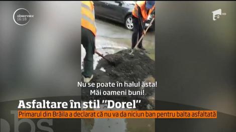 Metoda lui Dorel lovește din nou! Un localnic a filmat nişte lucrători care turnau mixtură fix în mijlocul unei bălţi