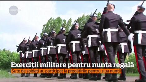 Exerciții militare pentru nunta regală
