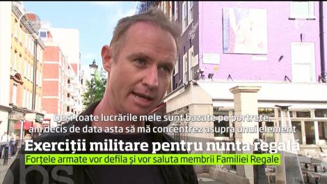 Exerciții militare pentru nunta regală