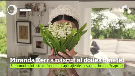 Modelul australian Miranda Kerr a devenit mamă pentru a doua oară