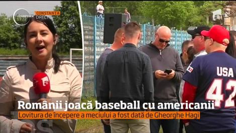 Echipa de baseball a României a jucat un meci împotriva echipei militarilor americani staţionaţi la baza Kogălniceanu