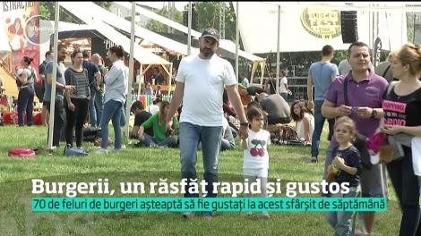 Pofta pentru hamburger a scos lumea din case. Un festival din Bucureşti a adunat cele mai bune reţete de burgeri