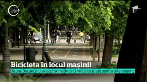 Capitala devine treptat oraşul bicicletelor. De la centrele de închiriat, până la staţiile de bike-sharing, cei care vor să treacă la transportul pe două roţi au de unde alege