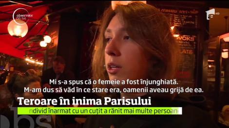 Teroare în inima Parisului! Ce a strigat ATACATORUL în timp ce lovea cu cuțitul trecătorii!
