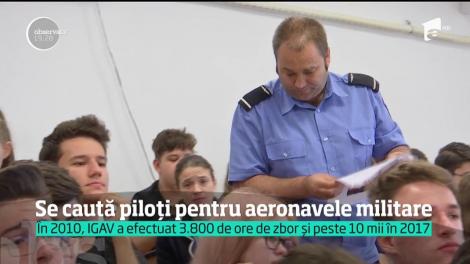 Se caută piloți pentru aeronavele militare