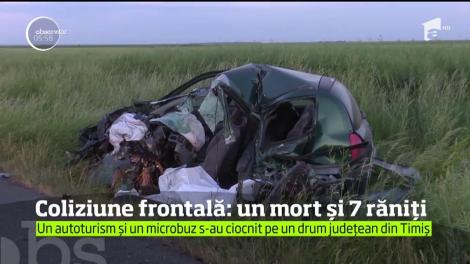 Viteza şi neatenţia la volan i-au adus moartea unui tânăr pe o şosea din Timiş