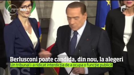 Silvio Berlusconi poate candida, din nou, la alegeri