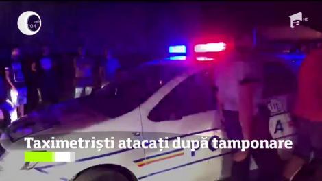 Taximetriști atacați după tamponare, în Timișoara