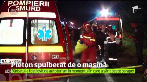 Un bărbat din Călărași a fost spulberat de o mașină, pe Drumul Naţional 1