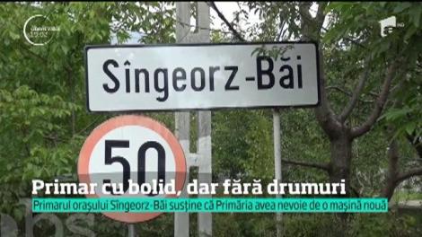 Primarul din orașul Sîngeorz-Băi are bolid! Edilul susține că Primăria avea nevoie de o mașină nouă