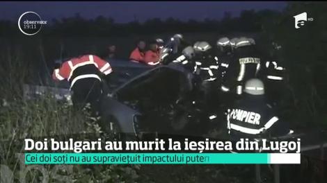 Doi bulgari au murit la ieșirea din Lugoj. Alte trei persoane au fost rănite grav
