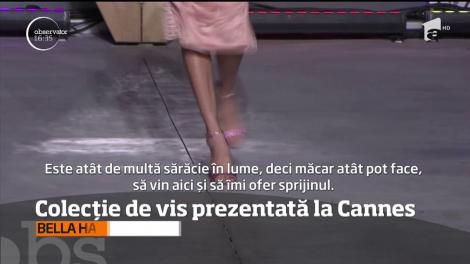 Naomi Campbell a prezentat la Cannes colecţia intitulată "Fashion for Relief"