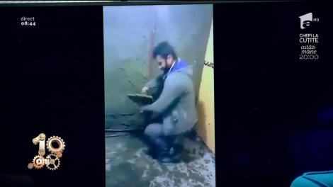 Smiley News. Zugravul care dă glet și dansează, în același timp!