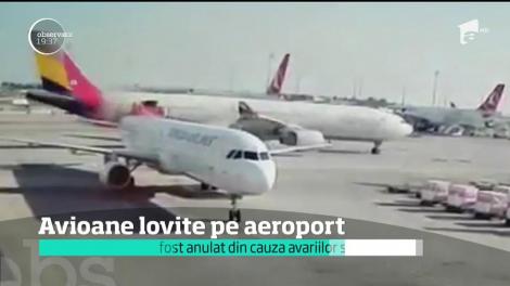 Imagini șocante! Două avioane de pasageri s-au ciocnit!