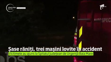 Grav accident rutier în Baia Mare, în urma căruia şase persoane au fost rănite