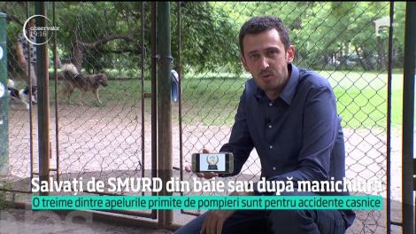 O zi din viaţa unor români poate fi cu adevărat periculoasă. Salvatorii de la SMURD vorbesc despre accidentele casnice