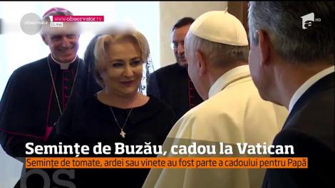 Semințe de Buzău, cadou la Vatican