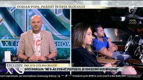 Șoc! Dorian Popa a fost jefuit: „Mi s-au furat pistolul și 500 de euro din mașină”