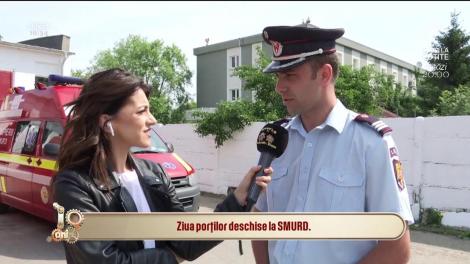 Ziua porților deschise la SMURD: ”La nivelul Capitalei sunt două mii de pompieri cu pregătirea de paramedic”