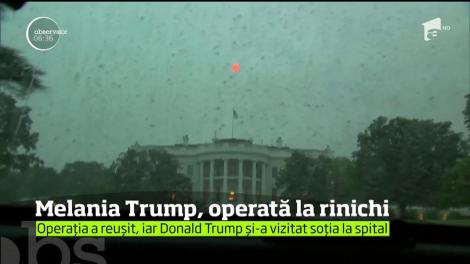 Melania Trump, Prima Doamnă a Statelor Unite, de urgență la spital! A fost operată pentru o tumoră la rinichi