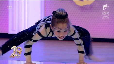 Biana Purice, dans acrobatic în platoul Neatza