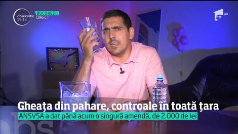 Gheaţa cu bacterii declanşează controale în toată ţara. Trei fabrici au fost închise