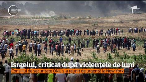 Israelul, criticat după violențele de luni, atunci când 60 de oameni au murit