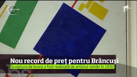 O creaţie a lui Constantin Brâncuşi, "Tânăra sofisticată", s-a vândut cu 71 milioane de dolari la licitaţia casei Christie's din New York
