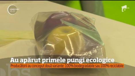 Au apărut primele pungi ecologice