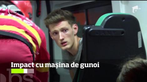 Un şofer care conducea o maşină de gunoi a trimis patru oameni la spital