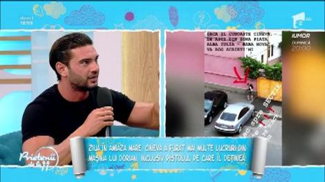 Dorian Popa a fost jefuit în plină zi: ”Mi-a luat inclusiv pistolul. Voi oferi o reconpensă!”