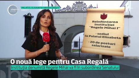 Situaţia Casei Regale va fi reglementată prin lege