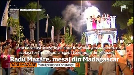 Radu Mazăre, mesaj din Madagascar.  Fostul edil a fost condamnat la șase ani și șase luni de închisoare