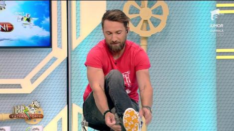 Dani își etalează noua pereche de teniși: ”Sunt tot mai tânăr”