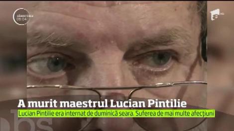 Marele regizor Lucian Pintilie s-a stins din viaţă la spitalul Elias din Bucureşti