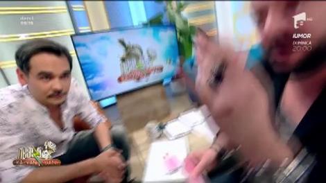 Simion R. Ștefan, număr de iluzionism în platoul Neatza. Flavia, pe post de asistentă: "Este prima oară când fac așa ceva"