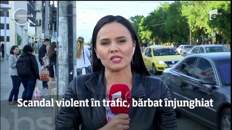 Un scandal în trafic s-a terminat cu un incident violent, în Bucureşti